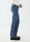 FDJ Olivia Pleated Bootcut Jeans
