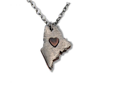 Anju Maine State Heart Necklace