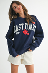 East Coast Graphic Fleece Pullover