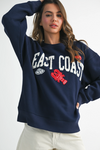 East Coast Graphic Fleece Pullover