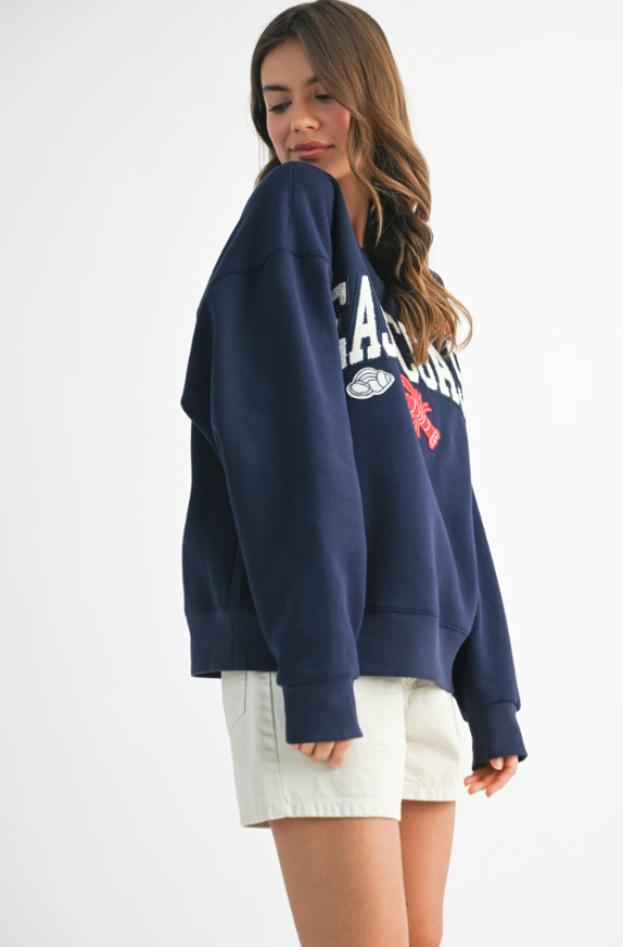 East Coast Graphic Fleece Pullover
