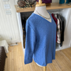 V-Neck Cotton Slub Sweater