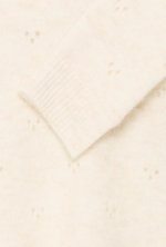 Eyelet V Neck Sweater