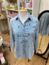 Billy T Ice Cream Embroidered Shirt