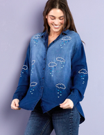 Billy T Love Clouds Embroidered Shirt
