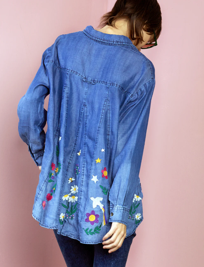 Billy T Mix Embroidery Shirt