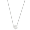 Small sculptural necklace on adjustable chain