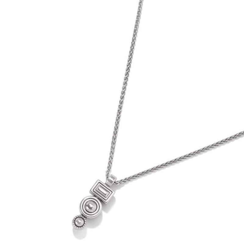 Close-up of Brighton sculpted halo pendant