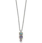 Brighton Halo Gleam Drop Necklace with crystal pendant