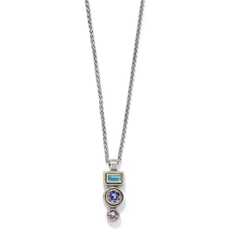 Brighton Halo Gleam Drop Necklace with crystal pendant