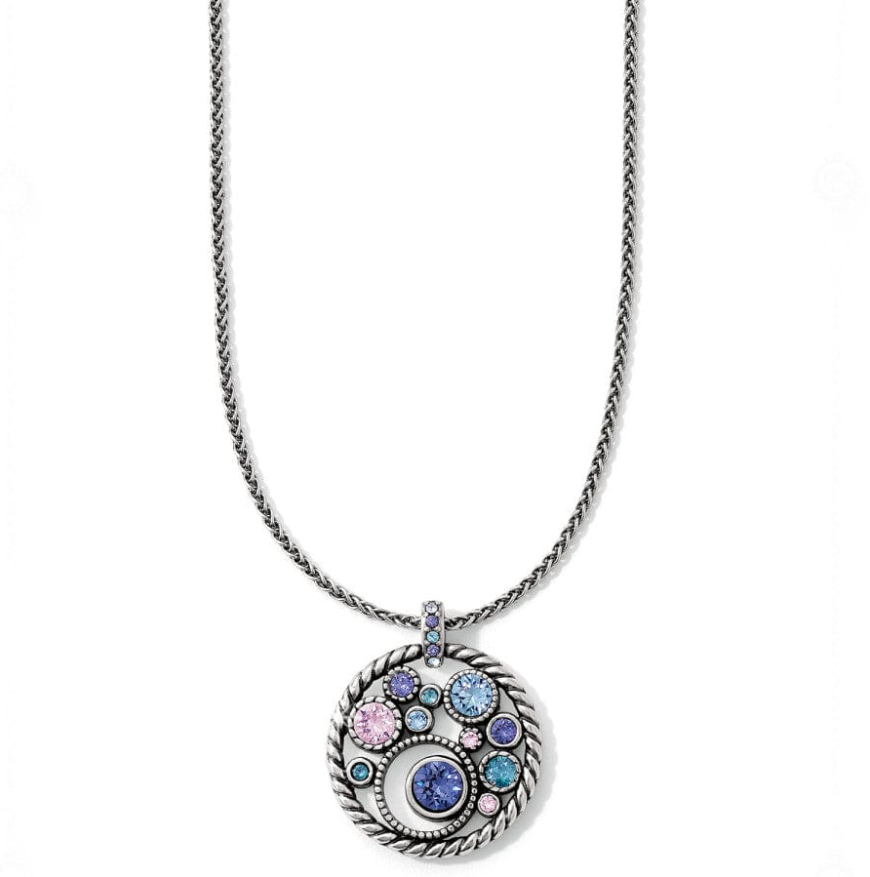 Brighton Halo Necklace with radiant crystal pendant