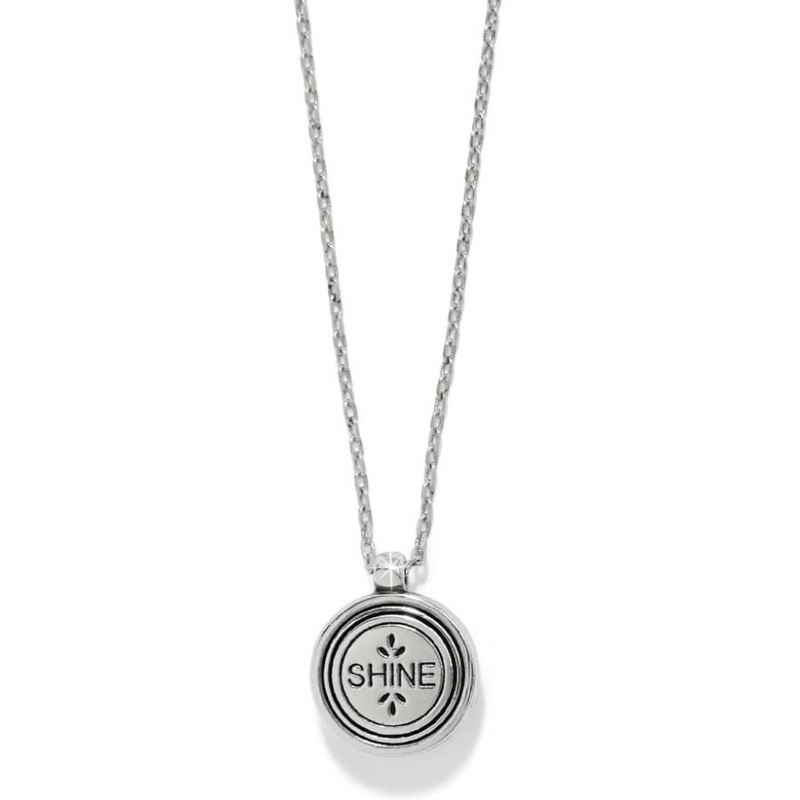 Brighton Mosaic Round Two Tone Mini Necklace