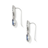 ​Brighton Mystery of Love Earrings – Silver-plated with blue crystals
