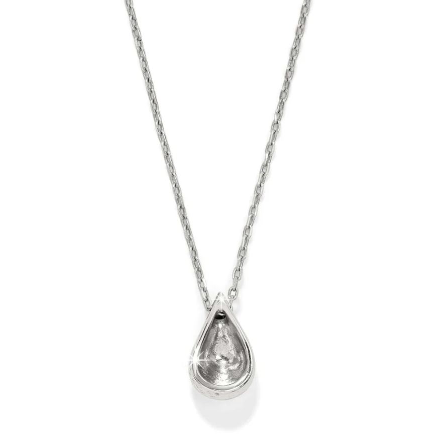​Brighton Nile Mini Silver Pendant Necklace with water drop design