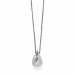 ​Brighton Nile Mini Silver Pendant Necklace with water drop design