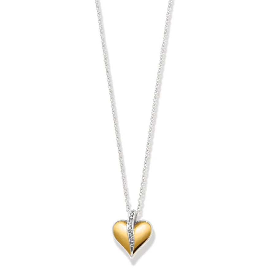 Brighton Precious Heart Two Tone Petite Necklace