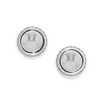 Close-up of Brighton's Pretty Tough Bold Stud Earrings showcasing design