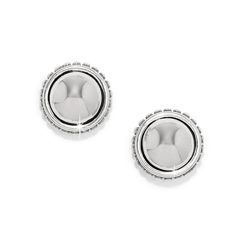 Close-up of Brighton's Pretty Tough Bold Stud Earrings showcasing design