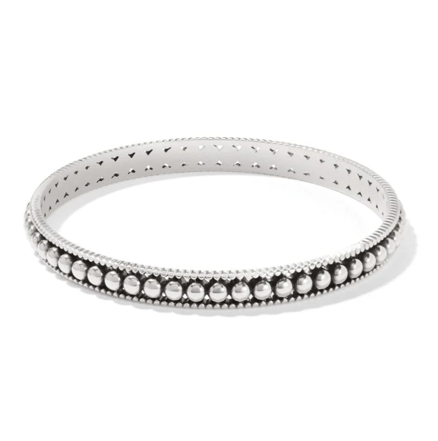 Brighton Pretty Tough Pierced Slim Bangle with silver beading