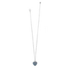 Brighton JM7693 necklace on adjustable silver chain, 15–19 inches