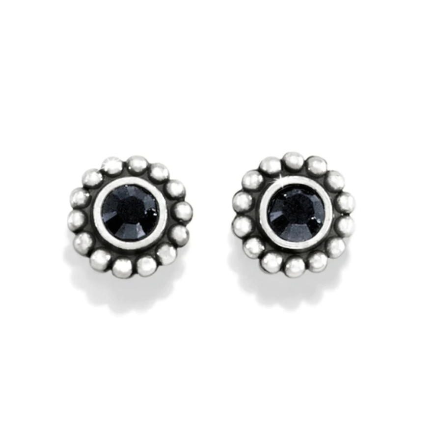 Brighton Twinkle Mini Post Earrings - Black