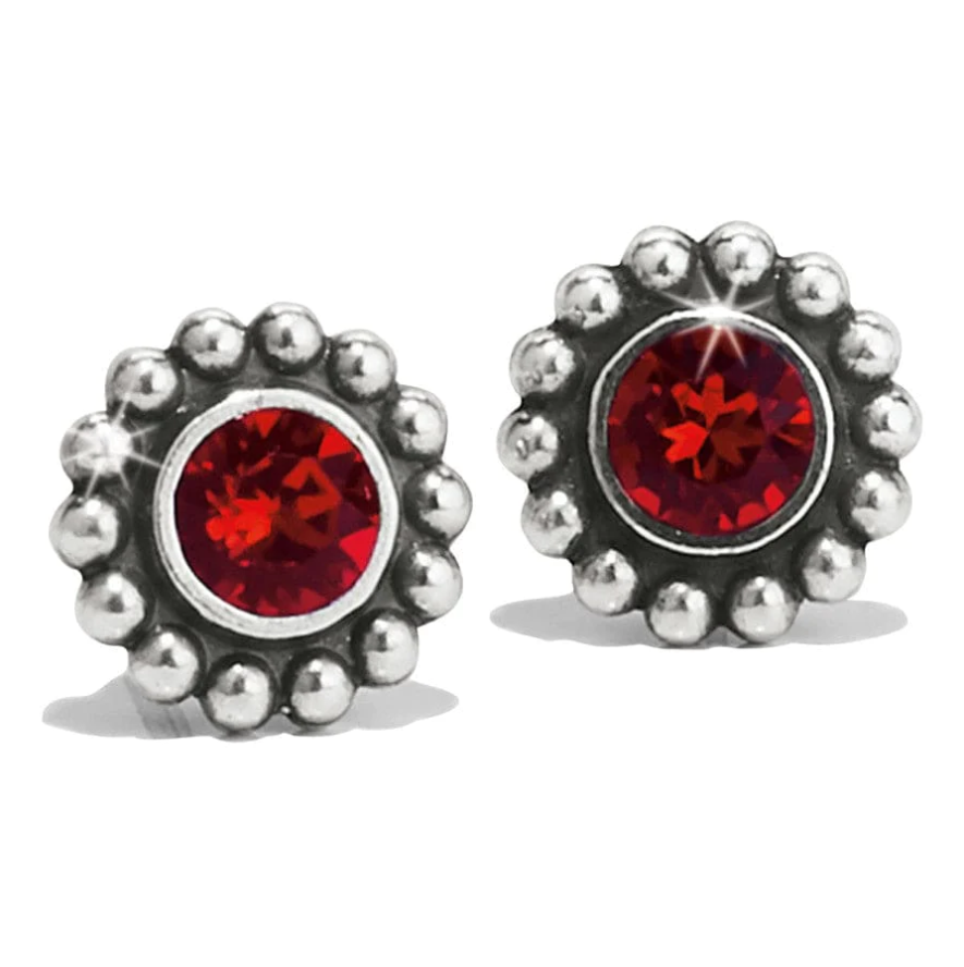 Brighton Twinkle Mini Post Earrings Ruby