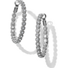 Brighton Twinkle Splendor Medium Hoop Earrings with crystals