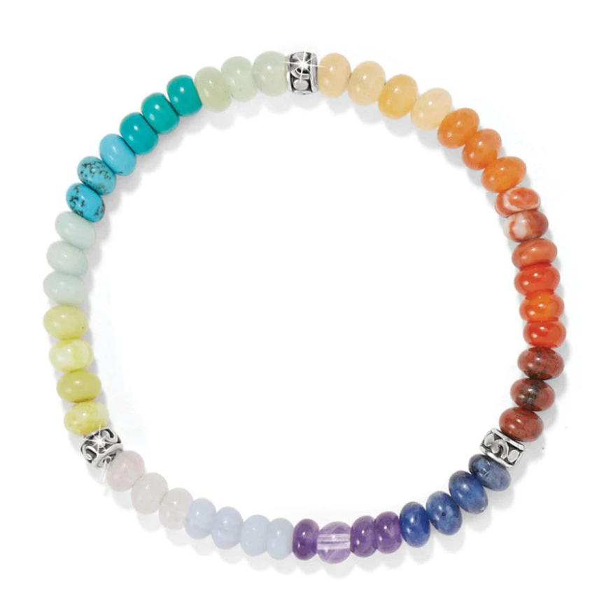Brighton Contempo Ombre Stretch Bracelet with colorful stones