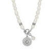 Brighton Token Charm Pearl Necklace with delicate charm pendant