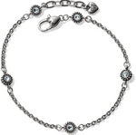 Brighton Twinkle Anklet with silver and crystals