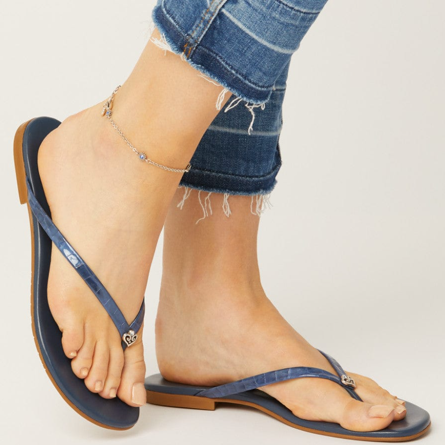 Brighton Twinkle Sapphire Anklet with blue crystals