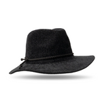 Britt's Knits Getaway Foldable Panama Hat Black