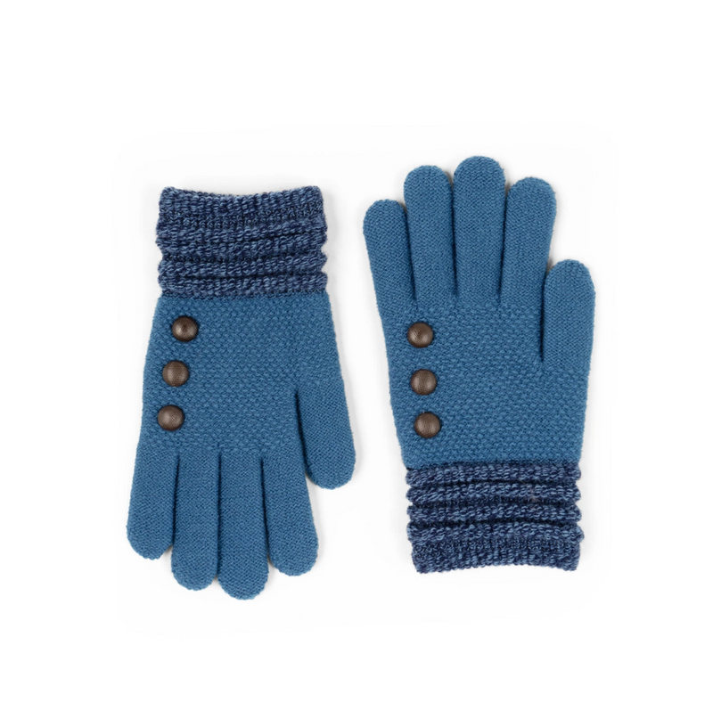 Britt's Knits Originals Gloves Blue