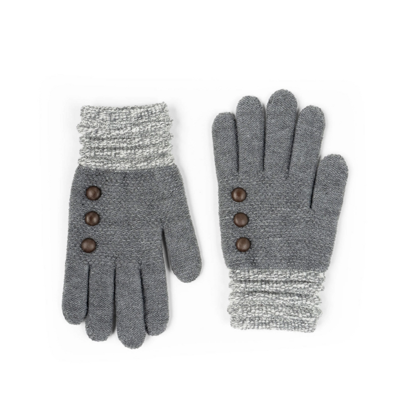 Britt's Knits Originals Gloves Grey