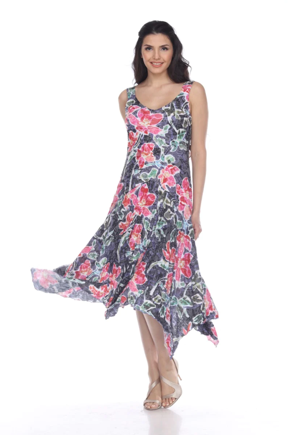 Carine Priscilla Dress - Falling Flowers