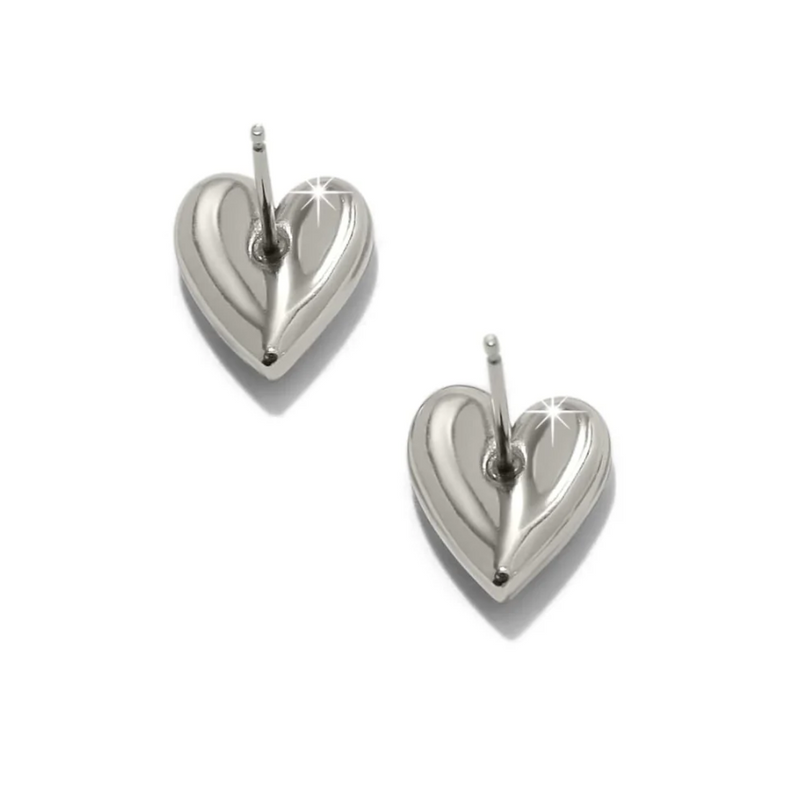 Close-up of Brighton's Cascade Heart Earrings showcasing artistic design