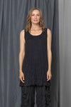 Front view of Liz Tank by Chalet in lightweight crinkle fabric