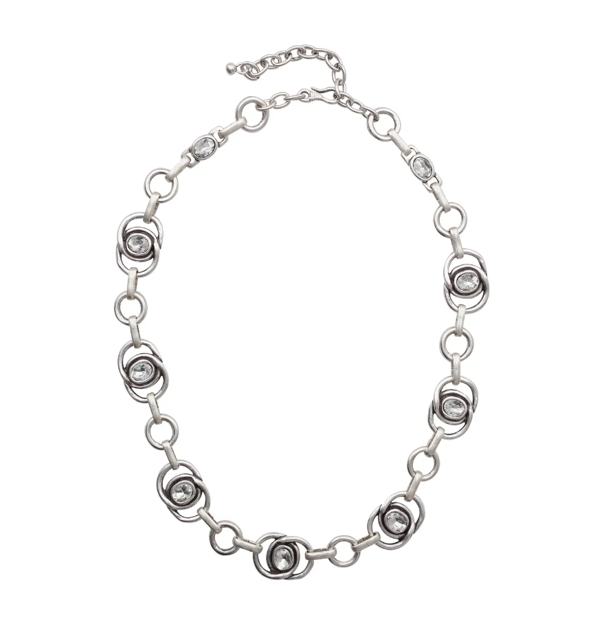 Chanour Crystal Link Necklace