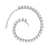 Elegant crystal necklace handcrafted and hypoallergenic