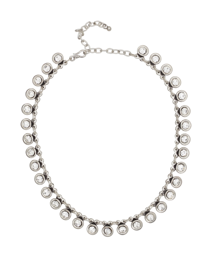 Chanour Handmade Hope Necklace with Swarovski crystal drops