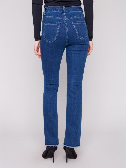 Bootcut Jeans With Asymmetrical Hem