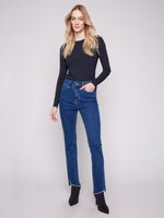 Bootcut Jeans With Asymmetrical Hem
