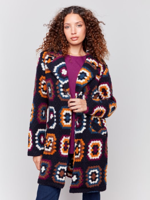 Charlie B Crochet Coat