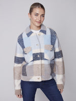 Charlie B Cropped Plaid Shacket