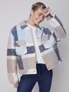 Charlie B Cropped Plaid Shacket