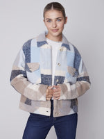 Charlie B Cropped Plaid Shacket