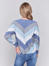 Charlie B Mitered Stripe Sweater