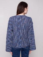 Novelty Yarn Crochet Sweater