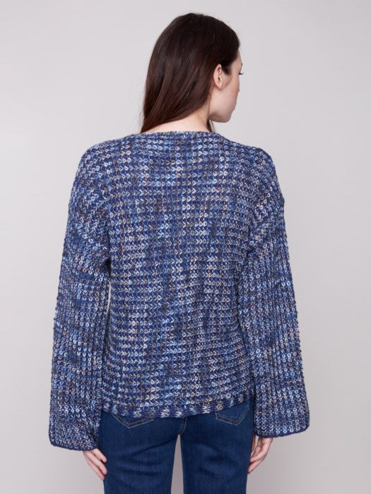 Novelty Yarn Crochet Sweater