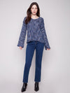 Novelty Yarn Crochet Sweater
